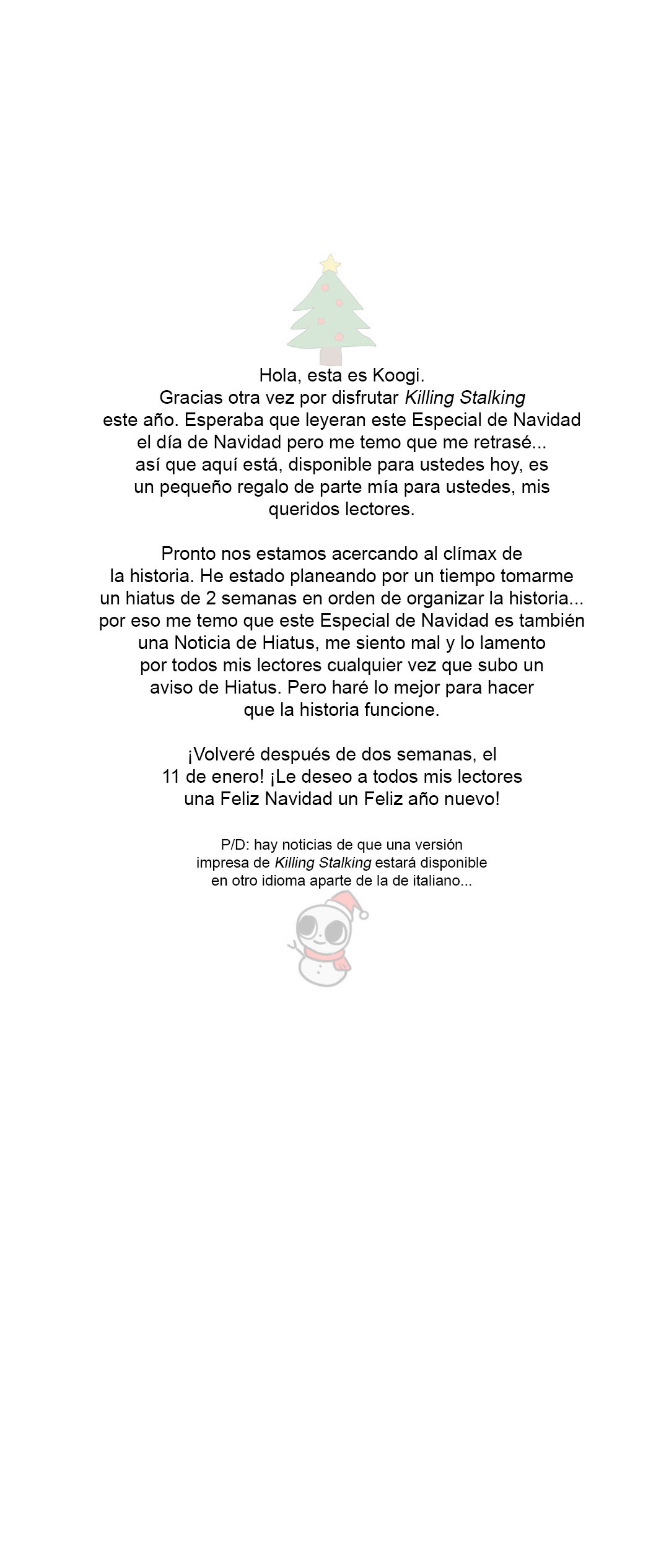 Read Killing Stalking (ES) Manga Online