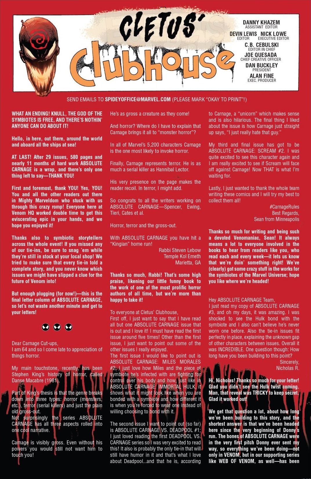 Read Absolute Carnage (2019) Manga Online