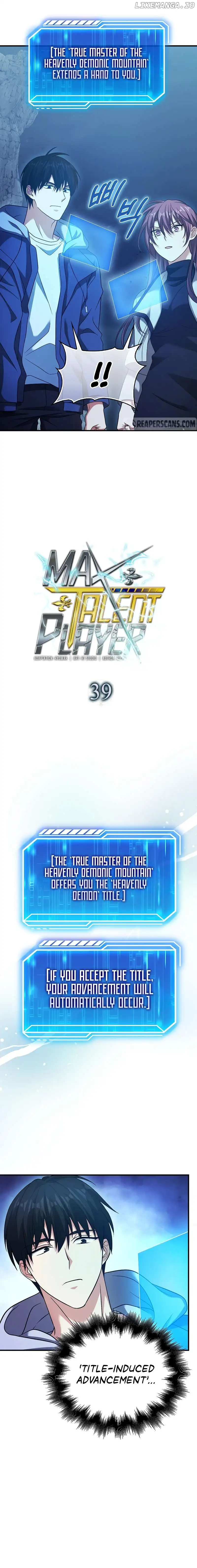Read Maxed Talent Player Manga Online